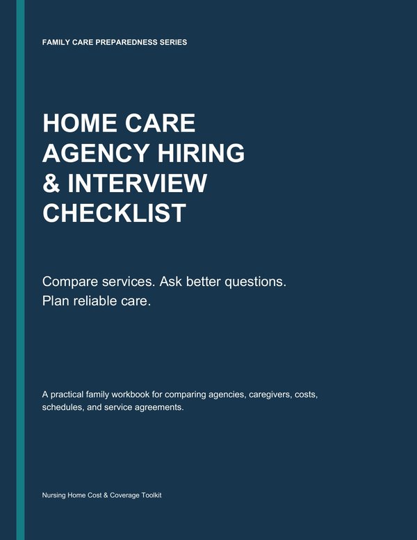 Front cover of Home Care Agency Hiring and Interview Checklist by Raymond Ali